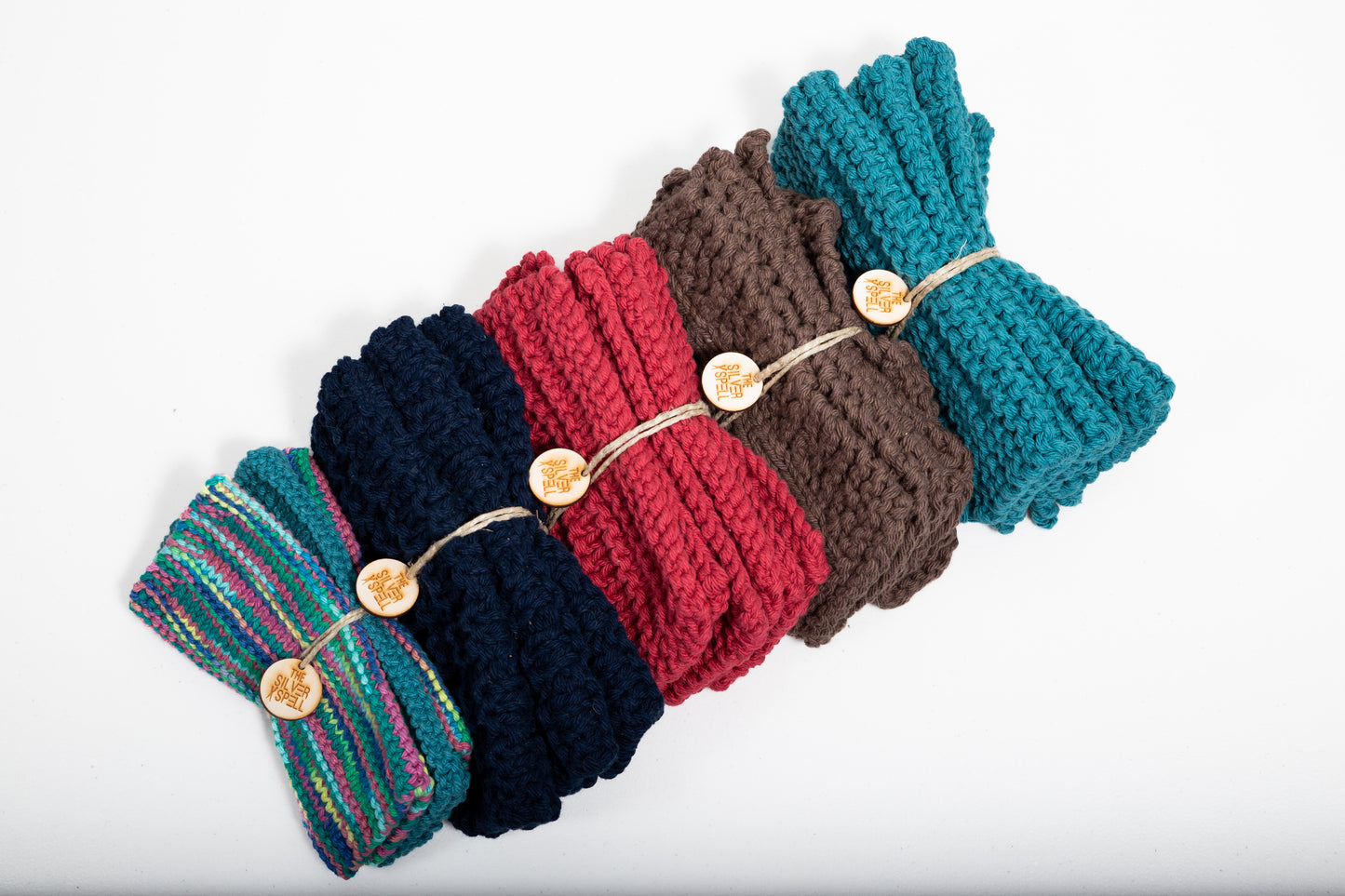3 Washcloths (Brown)