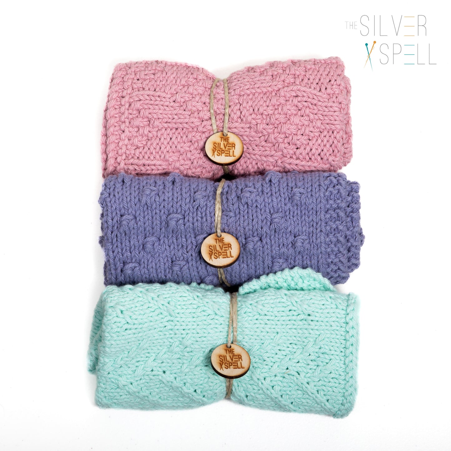 3 Towels (Pink, Purple, Aqua)
