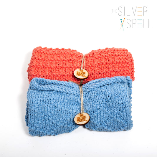 2 Towels (Orange & Blue)