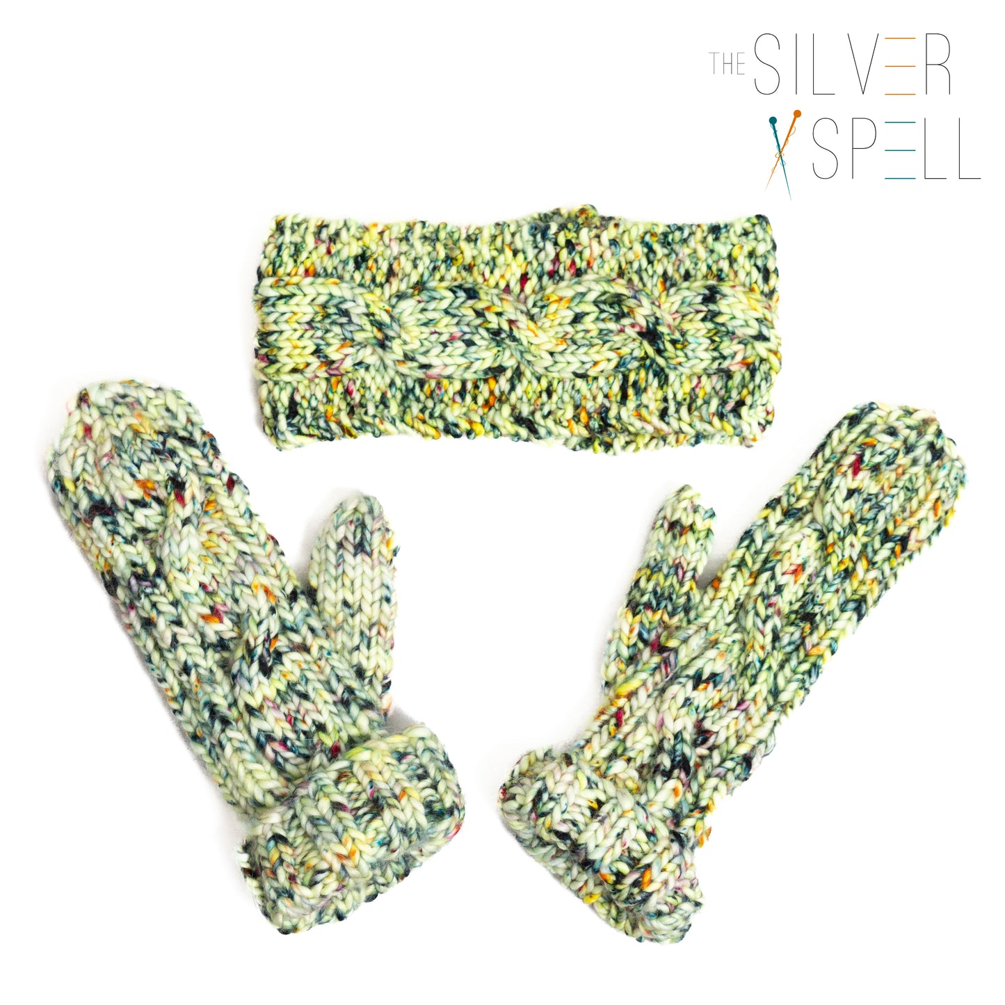 Jelly Bean Headband and Mitten Set