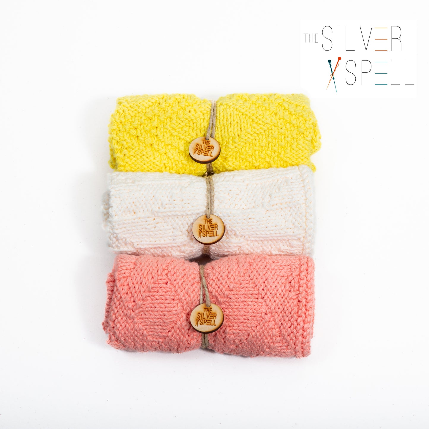 3 Towels (Yellow, White, Coral)