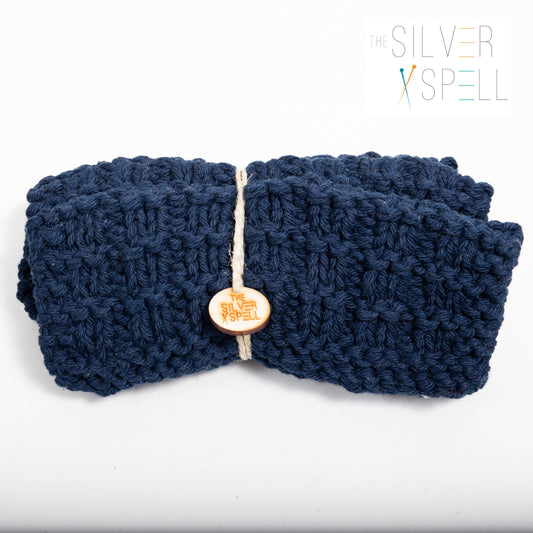 3 Washcloths (Navy)