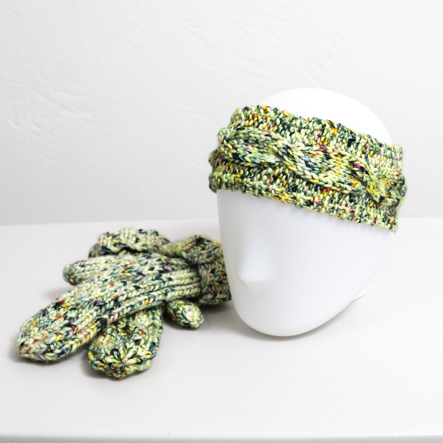 Jelly Bean Headband and Mitten Set