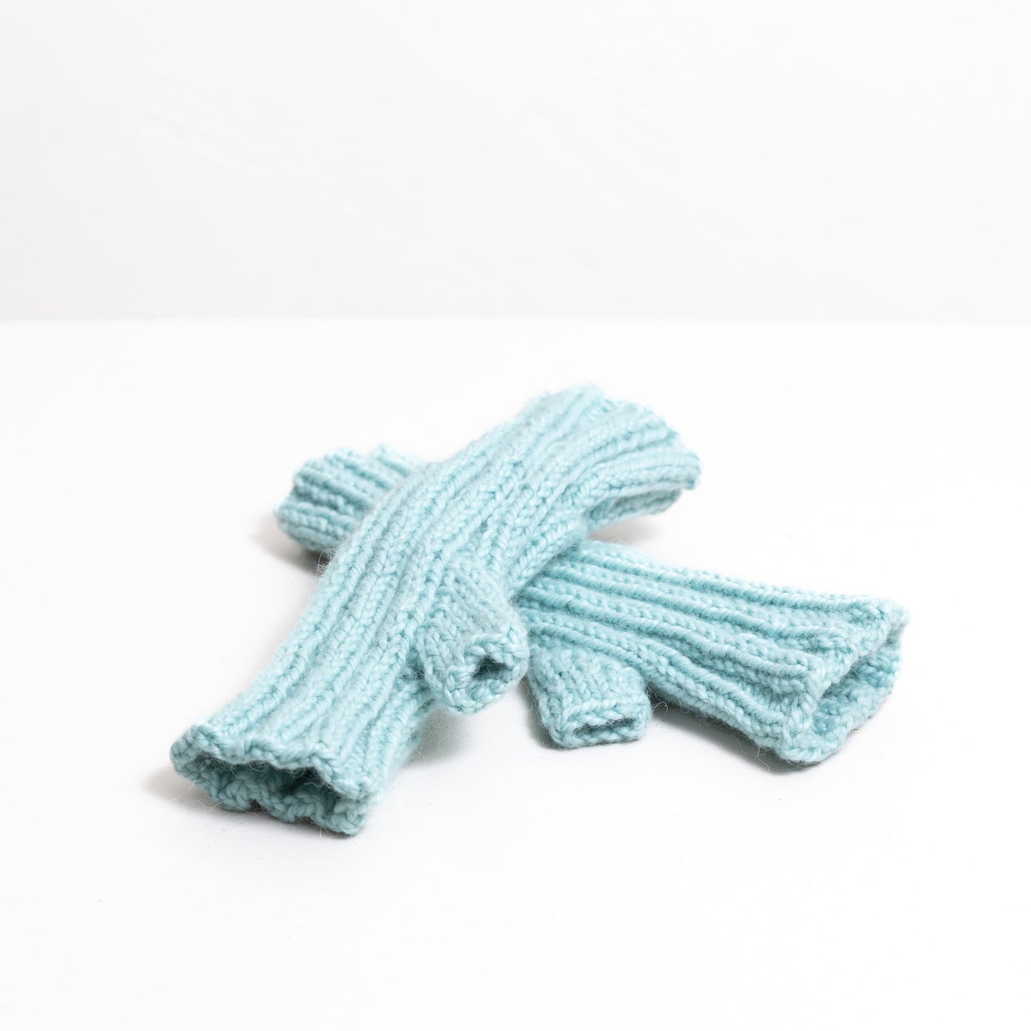 Blue Sugar Fingerless Gloves